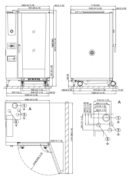 Пароконвектомат Rational iCombi Classic 20-2/1 Gas LPG сжиженный газ